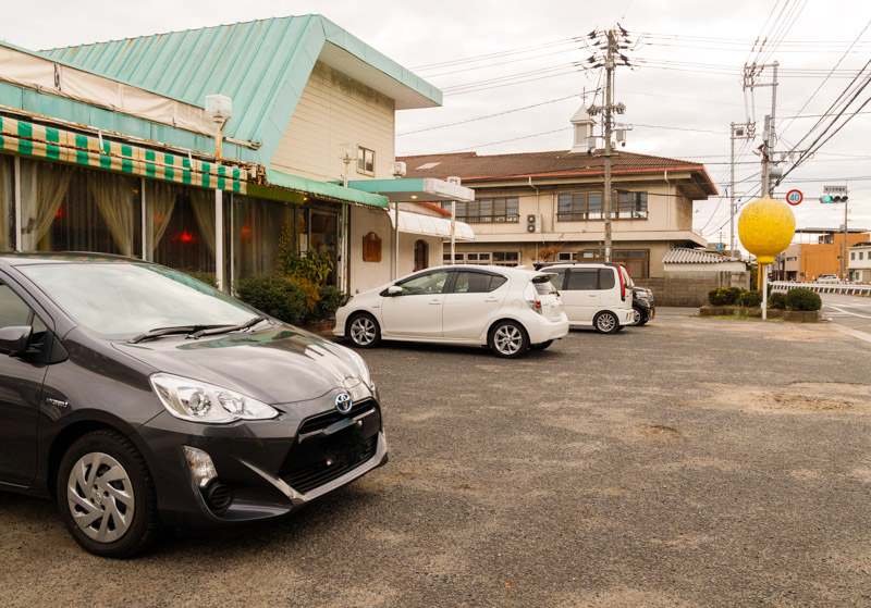 喫茶サンレモンの駐車場