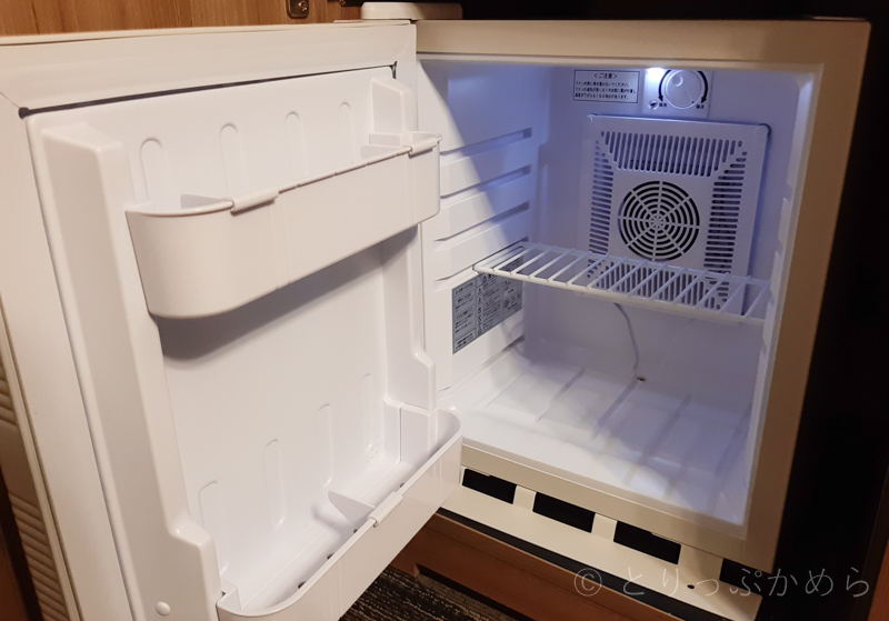 変なホテルラグーナテンボスの冷蔵庫